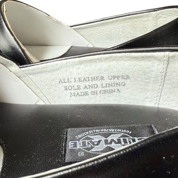 Climate X Black Leather Slippers House Shoes Men’s 8 EEE Round Close Toe NIB - Picture 11 of 16